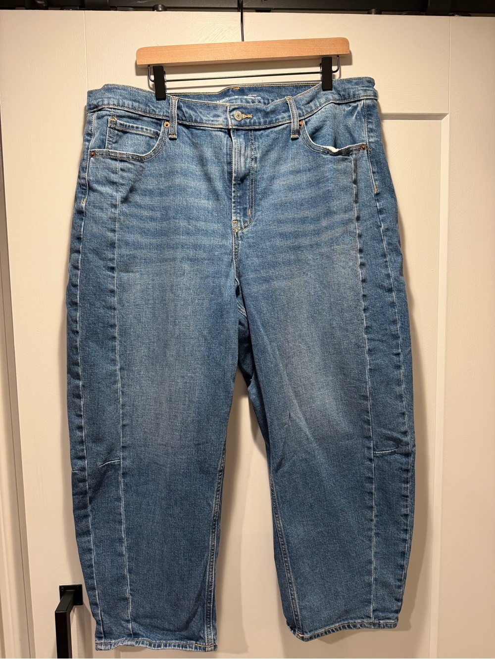 Old Navy Light Blue Barrel Jeans